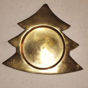 🎅Brass candle holder Christmas shaped🎄🤶